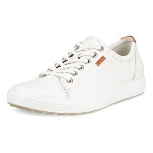 ECCO Women's Soft 7 White Sneakers, Size 9-9.5
