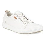 ECCO Women's Soft 7 White Sneakers, Size 9-9.5
