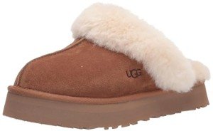 UGG Women's Disquette Slipper in Chestnut, Size 9
