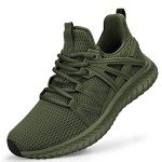 Lightweight Green Memory Foam Women's Workout Sneakers