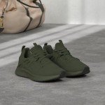 Lightweight Green Memory Foam Women's Workout Sneakers