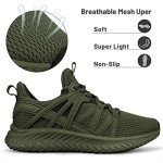 Lightweight Green Memory Foam Women's Workout Sneakers
