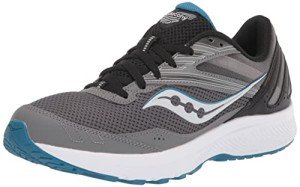 Saucony Men's Cohesion 15 Running Shoes - Charcoal/Topaz