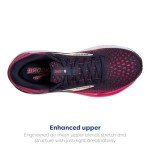 Brooks Ghost 16 Women's Running Shoes - Peacoat/Raspberry