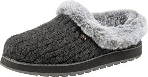 Skechers BOBS Women's Ice Angel Slippers - Charcoal