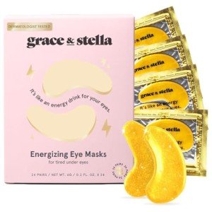 Grace & Stella Energizing Gold Eye Masks - 4 Pairs