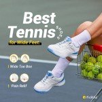 FitVille Women's Wide Arch Support Pickleball Shoes