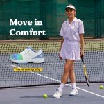 FitVille Women's Wide Arch Support Pickleball Shoes