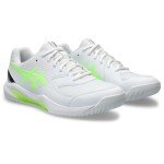ASICS Men's Gel-Dedicate 8 Pickleball Sneakers, White/Lime
