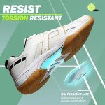 Men's ASHION Pickleball and Tennis Shoes - White Gold