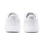 PUMA Women's Carina Leather Sneakers - White & Silver