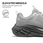 NORTIV 8 Women's Breathable Comfort Sneakers - All Black