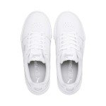 PUMA Women's Carina Leather Sneakers - White & Silver
