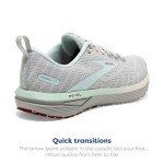 Brooks Women's Revel 6 Running Shoe - Oyster/Alloy/Blue