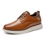 Bruno Marc Men's MaxFlex Brown Dress Sneakers