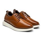 Bruno Marc Men's MaxFlex Brown Dress Sneakers