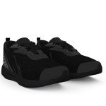 NY Threads Men's Lightweight Black Running Sneakers