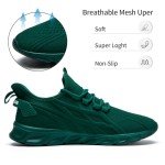 Women's Lightweight Breathable Slip-On Sneakers - Dark Green