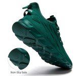 Women's Lightweight Breathable Slip-On Sneakers - Dark Green