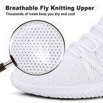 Feethit Men’s Lightweight Slip-On Running Sneakers