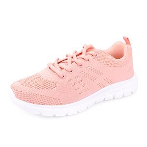 Huayuanwell Women’s Pink Athletic Walking Sneakers