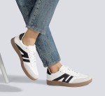 Lucky Step Women’s Retro Gum Sole Sneakers