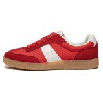 Rihero Women's Classic Red Lace-Up Sneakers Size 7.5