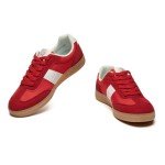 Rihero Women's Classic Red Lace-Up Sneakers Size 7.5