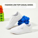 Hash Bubbie Women's White Slip-On Sneakers