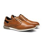Bruno Marc Men's Brown Casual Derby Sneakers