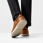 Bruno Marc Men's Brown Casual Derby Sneakers