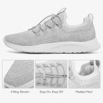 ALEADER Women's Lightweight Slip-On Tennis Sneakers