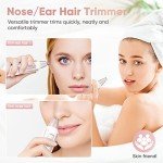 Painless Waterproof Ear and Nose Hair Trimmer