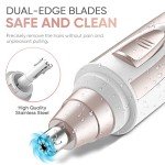Painless Waterproof Ear and Nose Hair Trimmer