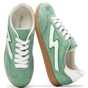 Irita Green Multi Women's Lace-Up Sneakers