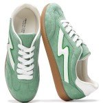 Irita Green Multi Women's Lace-Up Sneakers