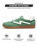 Irita Green Multi Women's Lace-Up Sneakers