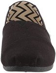 TOMS Women's Black Recycled Cotton Slip-On Sneakers
