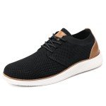 Men's Fashion Casual Walking Sneakers - Black