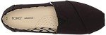TOMS Women's Black Recycled Cotton Slip-On Sneakers
