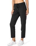 G Gradual Women's 7/8 Stretch Sweatpants - Black