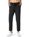 G Gradual Women's 7/8 Stretch Sweatpants - Black