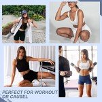 High Waisted Biker Shorts with Pockets for Women