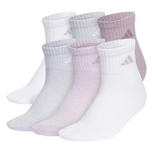 adidas Women's Cushioned Quarter Socks - 6 Pair