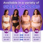 Maximum Absorb Women's Incontinence Underwear S/M/L/XL/2XL