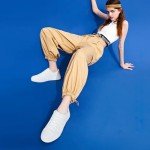 Kufeiti Women's White Low Top Lace-Up Sneakers