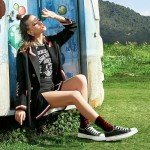 Adokoo Women's Low Top Canvas Sneakers - Black/White