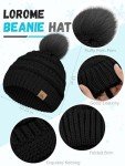 Warm Knit Winter Hat, Scarf, Gloves Set