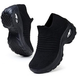 HKR Women's Lightweight Slip-On Air Cushion Sneakers