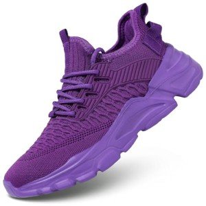Purple Slip-On Sneakers for Women - Lightweight & Breathable